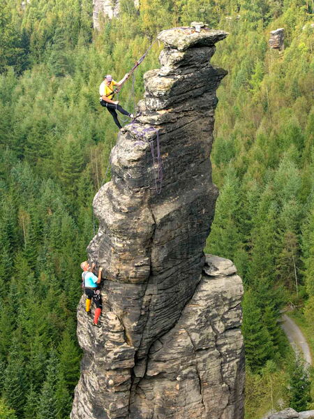 Klettern an der Dürrebielenadel